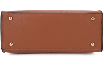 Image of Jessie &amp; James Evelyn Concealed Carry Satchel Handbag, Tan, SMC1309LK TN