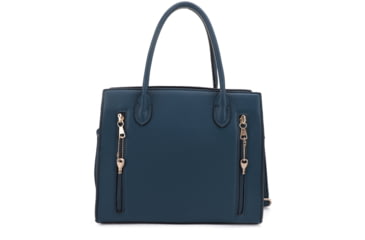 Image of Jessie &amp; James Evelyn Concealed Carry Satchel Handbag, Teal, SMC1309LK TL