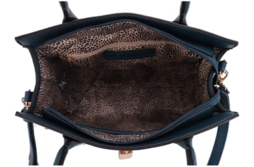 Image of Jessie &amp; James Evelyn Concealed Carry Satchel Handbag, Teal, SMC1309LK TL