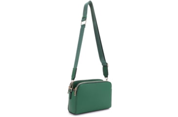 Image of Jessie &amp; James Suzie Compact Concealed Carry Crossbody Bag, Kelly Green, SMC95832AZ KGN