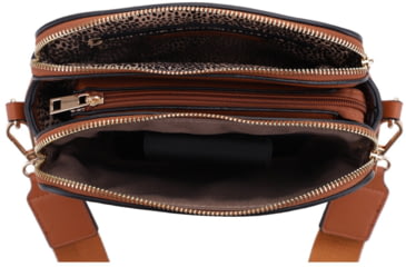 Image of Jessie &amp; James Suzie Compact Concealed Carry Crossbody Bag, Tan, SMC95832AZ TN