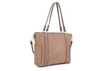 Image of Jessie &amp; James Austin Concealed Carry Tote Bag CCW Handbag, Taupe, DMC31312 TP