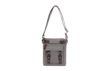 Image of Jessie &amp; James Bailey CCW Canvas Crossbody Bag, Grey, SMC98535L GY