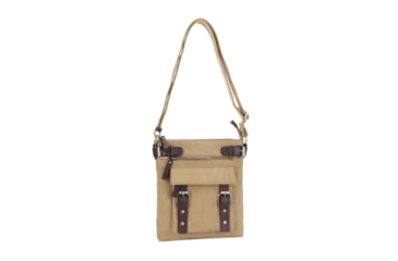 Image of Jessie &amp; James Bailey CCW Canvas Crossbody Bag, Khaki, SMC98535L KH