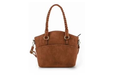 Image of Jessie &amp; James Bella Concealed Carry Tote CCW Handbag, Brown, DSC31188LK BR