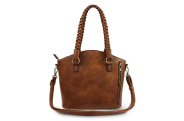Image of Jessie &amp; James Bella Concealed Carry Tote CCW Handbag, Brown, DSC31188LK BR