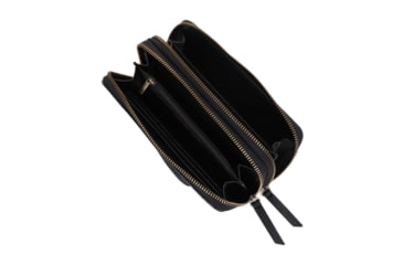 Image of Jessie &amp; James Cassidy Concealed Carry Tote Bag w/Tooling, Matching Wallet, Black, SMC60223S BK/BK