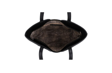 Image of Jessie &amp; James Cassidy Concealed Carry Tote Bag w/Tooling, Matching Wallet, Coffee, SMC60223S CF/CF