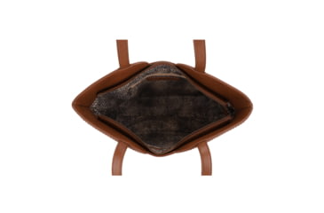 Image of Jessie &amp; James Cassidy Concealed Carry Tote Bag w/Tooling, Matching Wallet, Lt Brown, SMC60223S LBR/BR