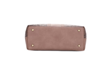 Image of Jessie &amp; James Cassidy Concealed Carry Tote Bag w/Tooling, Matching Wallet, Taupe, SMC60223S TP/TP