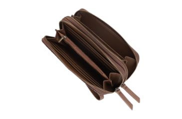 Image of Jessie &amp; James Cassidy Concealed Carry Tote Bag w/Tooling, Matching Wallet, Taupe, SMC60223S TP/TP