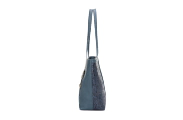 Image of Jessie &amp; James Cassidy Concealed Carry Tote Bag w/Tooling, Matching Wallet, Teal, SMC60223S TL/TL