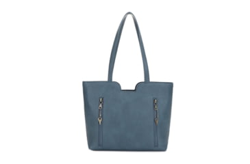 Image of Jessie &amp; James Cassidy Concealed Carry Tote Bag w/Tooling, Matching Wallet, Teal, SMC60223S TL/TL