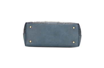 Image of Jessie &amp; James Cassidy Concealed Carry Tote Bag w/Tooling, Matching Wallet, Teal, SMC60223S TL/TL