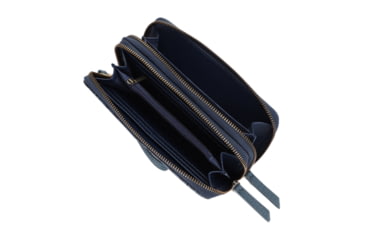 Image of Jessie &amp; James Cassidy Concealed Carry Tote Bag w/Tooling, Matching Wallet, Teal, SMC60223S TL/TL