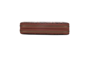 Image of Jessie &amp; James Filly Tooled Wallet, Brown, SM52131 LBR/BR