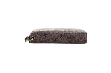 Image of Jessie &amp; James Filly Tooled Wallet, Coffee, SM52131 CF/CF