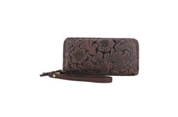 Image of Jessie &amp; James Filly Tooled Wallet, Coffee, SM52131 CF/CF