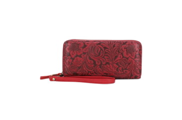 Image of Jessie &amp; James Filly Tooled Wallet, Red, SM52131 RD/RD