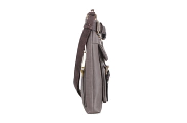 Image of Jessie &amp; James Hannah Concealed Carry Lock and Key Crossbody CCW Handbag, Stone, AMC8535L ST/CF