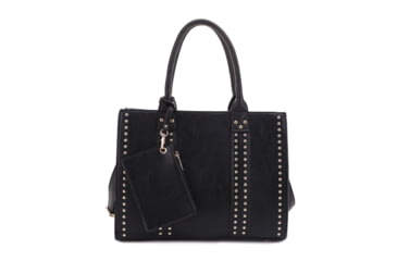 Image of Jessie &amp; James Kate Concealed Carry Lock and Key Satchel w/Coin Pouch, Black, AMC4032L BK