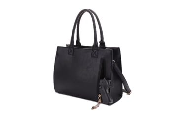 Image of Jessie &amp; James Kate Concealed Carry Lock and Key Satchel w/Coin Pouch, Black, AMC4032L BK