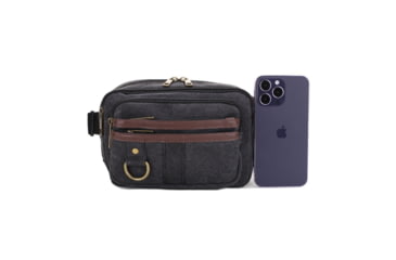 Image of Jessie &amp; James Klamath Canvas CCW Waist Bag, Black, SMC614-11 BK