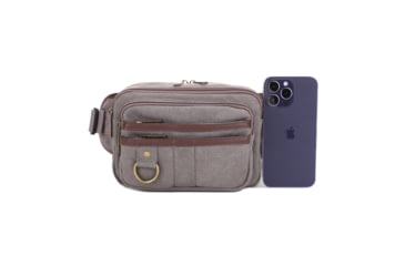 Image of Jessie &amp; James Klamath Canvas CCW Waist Bag, Grey, SMC614-11 GY