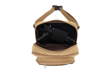 Image of Jessie &amp; James Klamath Canvas CCW Waist Bag, Khaki, SMC614-11 KH
