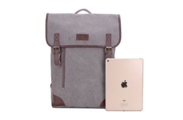 Image of Jessie &amp; James Lassen CCW Vintage Style Backpack, Grey, SMC611-3 GY