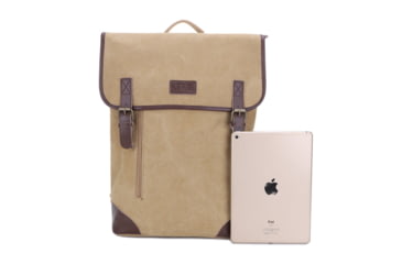 Image of Jessie &amp; James Lassen CCW Vintage Style Backpack, Khaki, SMC611-3 KH