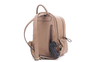 Image of Jessie &amp; James Madison Concealed Carry Backpack Purse CCW Handbag, Taupe, SMC31313 TP