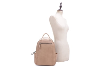 Image of Jessie &amp; James Madison Concealed Carry Backpack Purse CCW Handbag, Taupe, SMC31313 TP