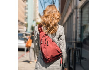 Image of Jessie &amp; James Peyton Sling Shoulder Concealed Carry Backpack CCW Handbag, Navy, AMC5819 NV