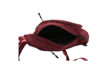 Image of Jessie &amp; James Peyton Sling Shoulder Concealed Carry Backpack CCW Handbag, Red, AMC5819 RD