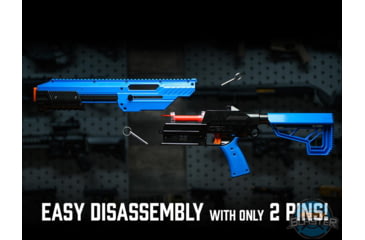 Image of Jet Blaster CEDA Foam Blaster Dart Gun, Model S, Blue, 13764