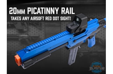 Image of Jet Blaster CEDA Foam Blaster Dart Gun, Model S, Blue, 13764