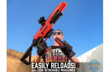 Image of Jet Blaster CEDA Foam Blaster Dart Gun, Model S, Red, 13765