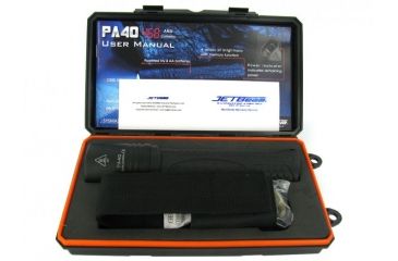 Image of Jetbeam PA40 Carbon Fiber Reinforced Composite LED Flashlight, 680 Lumens with CREE XM-L2 LED, Black JETBEAM-PA40-XML2
