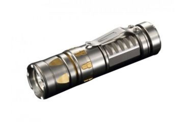 Image of Jetbeam TCR20 LED Flashlight - 500 Lumens - CREE XP-L LED - Runs on 1 x 16340 or 1 x CR123A or 1 x AA Battery - Dotted Variant, Silver JETBEAM-TCR20-XPL-DOT