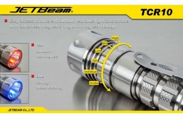 Image of JetbeamTCR10 LED Flashlight with 680 Lumens JETBEAM-TCR10-XML2