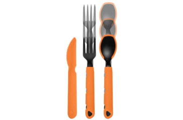 Image of Jetboil Trailware Camping Utensils, Set, Orange/Black, TRLWR