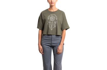Image of Jetty Aster Tee - Womens, Military, Medium, 26849
