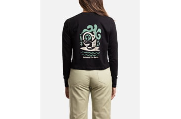 Image of Jetty Embrace Long Sleeve Tee - Womens, Black, 2XL, 29206