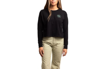 Image of Jetty Embrace Long Sleeve Tee - Womens, Black, 2XL, 29206