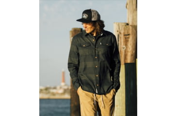 Image of Jetty Essex Oyster Twill Shirt - Mens, Fog, Small, 27383