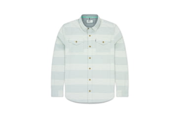 Image of Jetty Essex Oyster Twill Shirt - Mens, Fog, Small, 27383