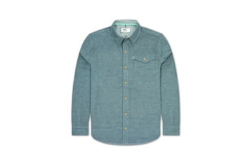 Image of Jetty Essex Oyster Twill Shirt - Mens, Heather Grey, 2XL, 27438