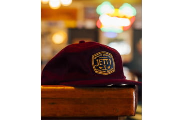 Image of Jetty Fleet Snapback, Oxblood, One Size, 28402