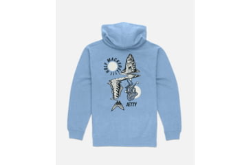 Image of Jetty Grom Mackerel Hoodie - Kids, Light Blue, YS, 29448